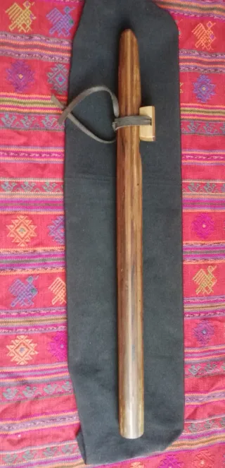 Flauta Nativa F#m 432Hz Nogal Negro