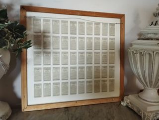 Quadro Flores - 50 Cartões Cigarros Antigos