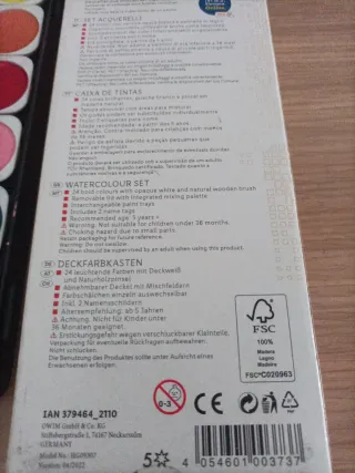 Set de acuarelas United Office