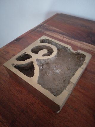 Cenicero bronce antiguo