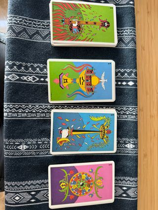 Tarot Balbi Cartas Fortuna 78 Cartas Vintage