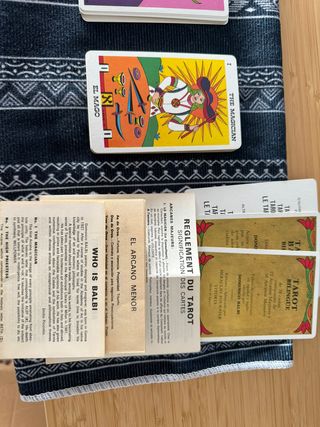 Tarot Balbi Cartas Fortuna 78 Cartas Vintage