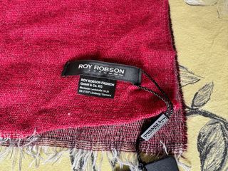 Bufanda roja/granate nueva con etiqueta