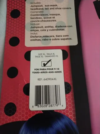 Disfraz Cat Noir Talla 9-10 años