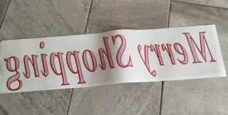 3 Vetrofanie Natale Merry Shopping