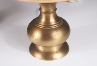 Coppia abat-jour vintage ottone anni '60 MCM