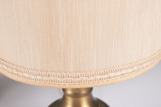 Coppia abat-jour vintage ottone anni '60 MCM