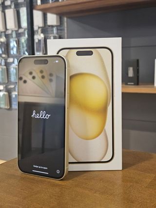 IPHONE 15 128GB GIALLO BATTERIA 100%