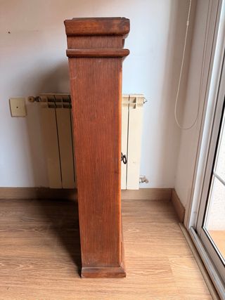 Vitrina madera y cristal