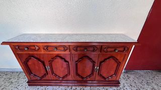 Mueble de entrada o salón de madera