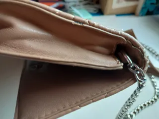 Bolso de hombro polipiel, marron