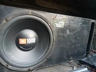 Amplificador Coche JBL Negro/Plateado subwoofer 12