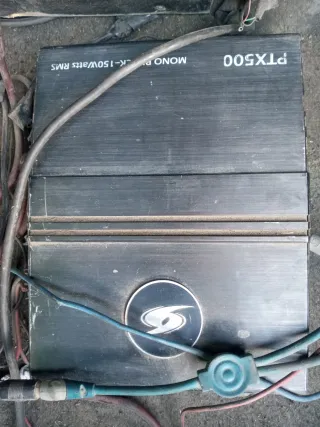 Amplificador Coche JBL Negro/Plateado subwoofer 12