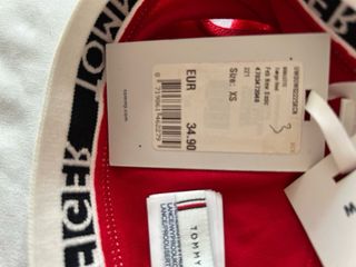 Conjunto Tommy Hilfiger Rojo Tanga y Sujetador