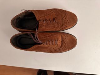 Mocasines de ante marrón