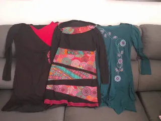 Vestidos negros con estampado floral