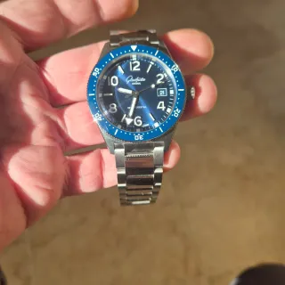 Glashütte SeaQ Reloj Azul