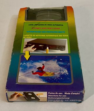 Limpiador de cabezales VHS automático