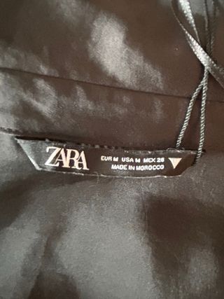 Vestito nero Zara Taglia L, nuovo senza etichetta