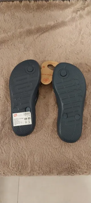 Chanclas Fitflop Azul Talla 36