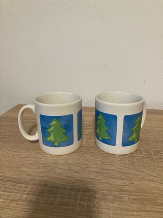 Set 2 tazze TAMS natalizie alberelli