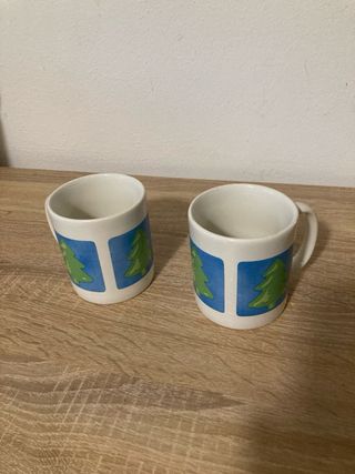 Set 2 tazze TAMS natalizie alberelli
