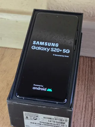 Samsung Galaxy S20+ 5G con scatola e custodia