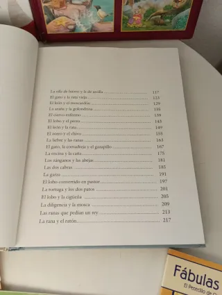 4 libros fábula niños pasta dura más regalo