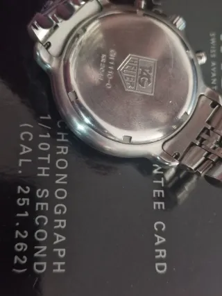 Reloj TAG Heuer 6000 CH 1110-0 Cronógrafo