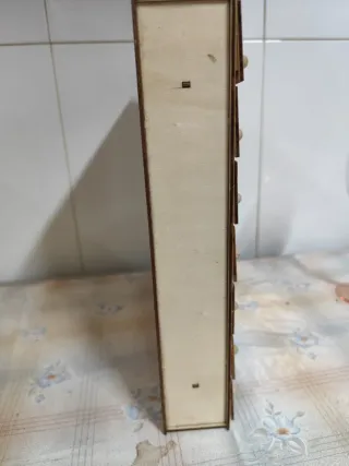 Calendario Adviento Madera con Luces