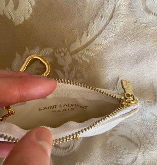 Portafoglio YSL bianco