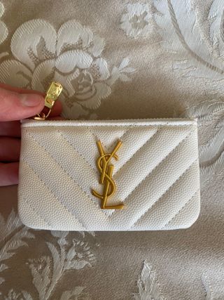 Portafoglio YSL bianco