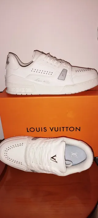 Scarpe Louis Vuitton Bianche e Argento