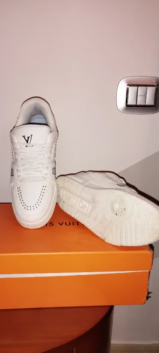 Scarpe Louis Vuitton Bianche e Argento