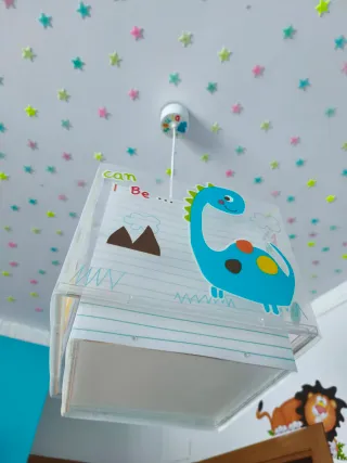 Lámpara infantil dinosaurios