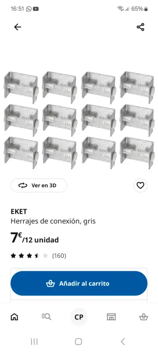 Estantería Eket Ikea Blanca