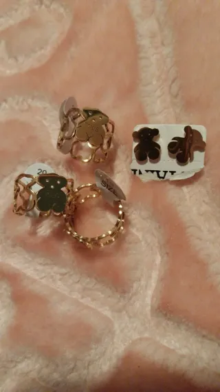 Anillo Tous Oso Talla 18 19 y 20 mm algunas mas