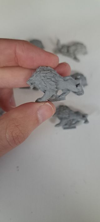 Huargos lobo 15mm Warhammer