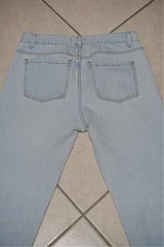 Jeans Azzurro Straight Uomo