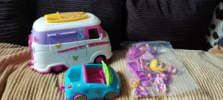 Pin y Pon Caravana, Coche y Figuras
