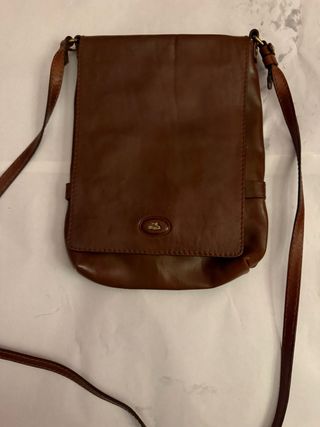 Borsello The Bridge in cuoio marrone