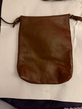 Borsello The Bridge in cuoio marrone