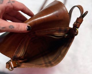 Borsello The Bridge in cuoio marrone