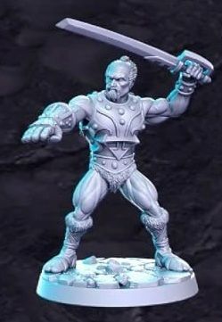 Miniatura Aventurero con Espada Rol