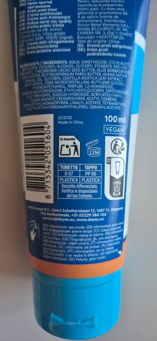 Crema anti-sfregamento No-Friction Cream