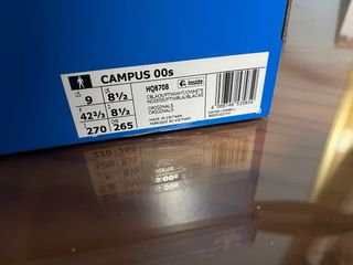 Zapatillas Adidas Campus Negras Talla 42 orifinalo