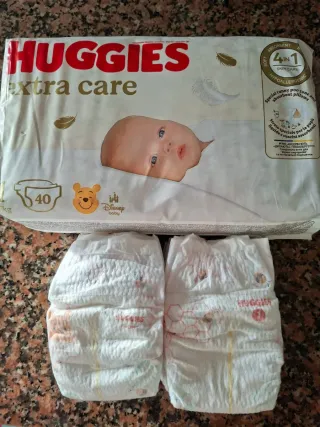 Pañales Huggies Extra Care Talla 1.