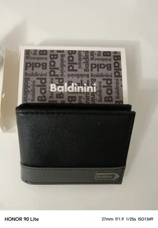 Portafoglio Baldinini uomo nero/grigio