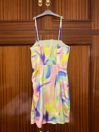 Vestido Bershka S/36 Multicolor