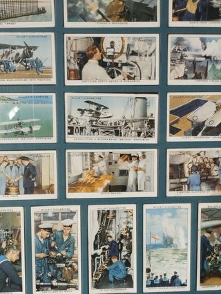 Quadro Militar Marinha Real - 50 Cartões Antigos